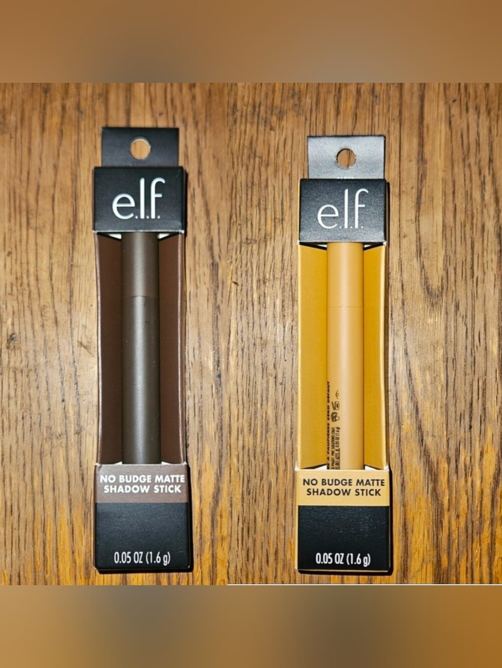 e.l.f. No Budge Matte Shadow Stick — Cool Beans & Vintage Suede BNIB